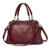 PU Leather handle Shoulder Bags